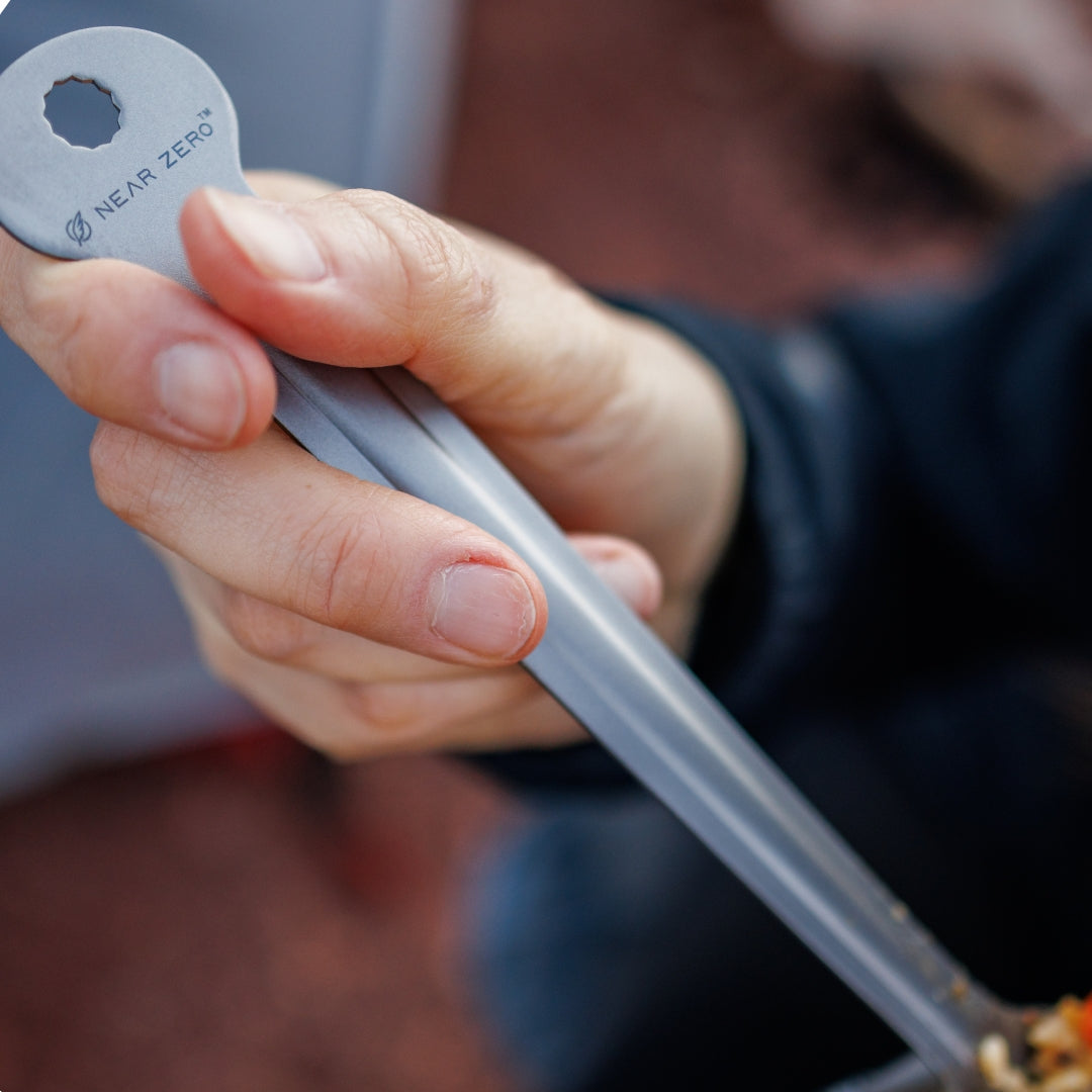 Titanium Long-Handled Spork