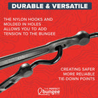 Perfect Bungee - 36" Adjust-A-Strap Bungee Strap - Red - Tray 20 QTY