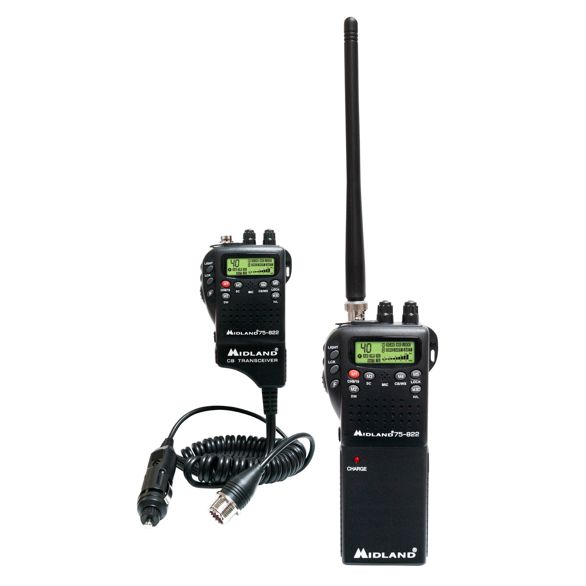 Midland "2 n 1" 40 Channel Hand Held with Mobile Adaptor [A]