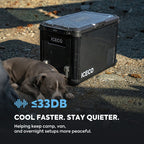 ICECO VL45Plus Single Zone 44QT 3 Way Access Portable Freezer Black