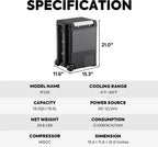 ICECO IPT20 Single Zone 19QT Pickup Truck Cooler Black