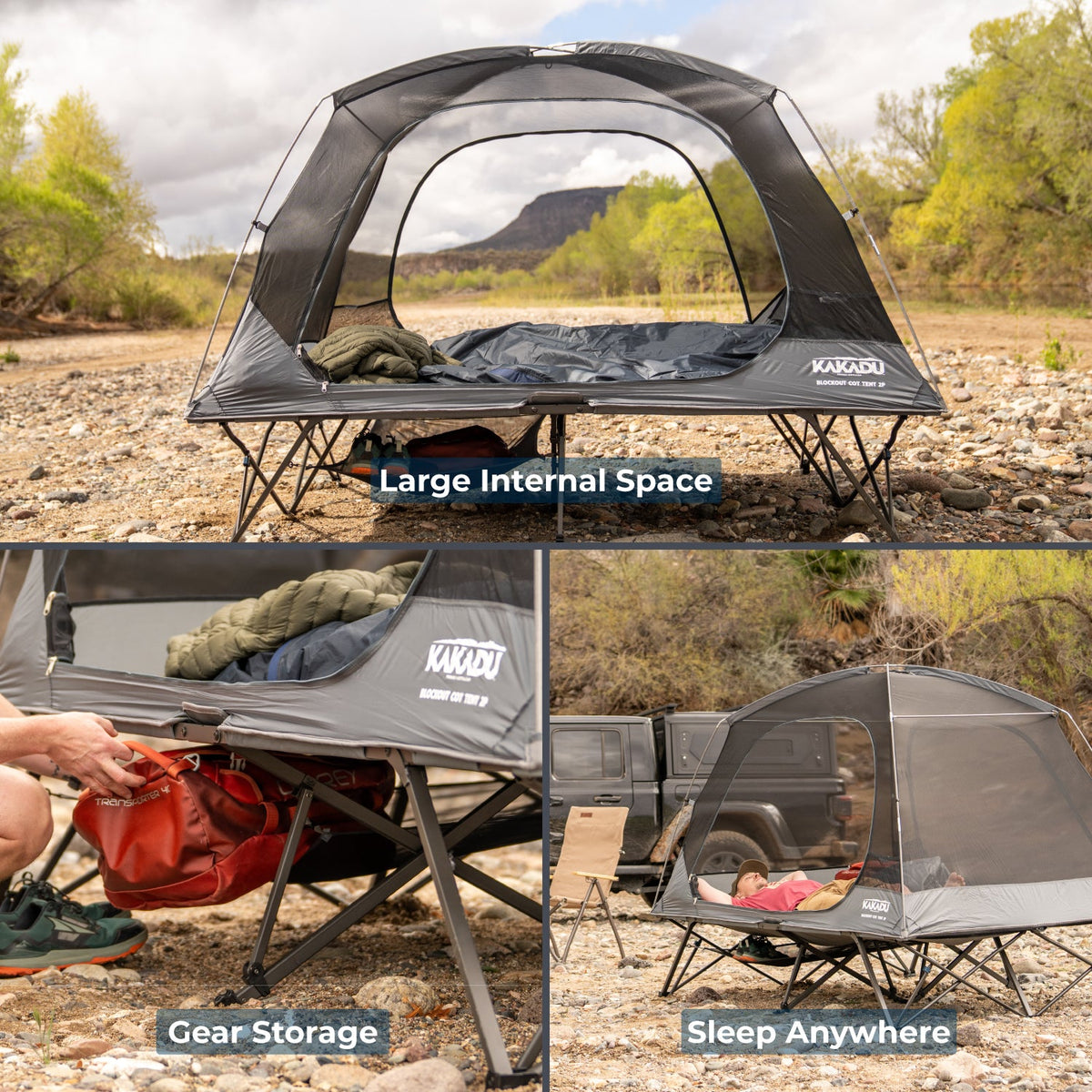 BlockOut® Cot Tent 2P