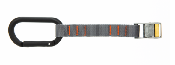Rollercam Tie Down Strap With Carabiner End 2 Pack 12' [CO}